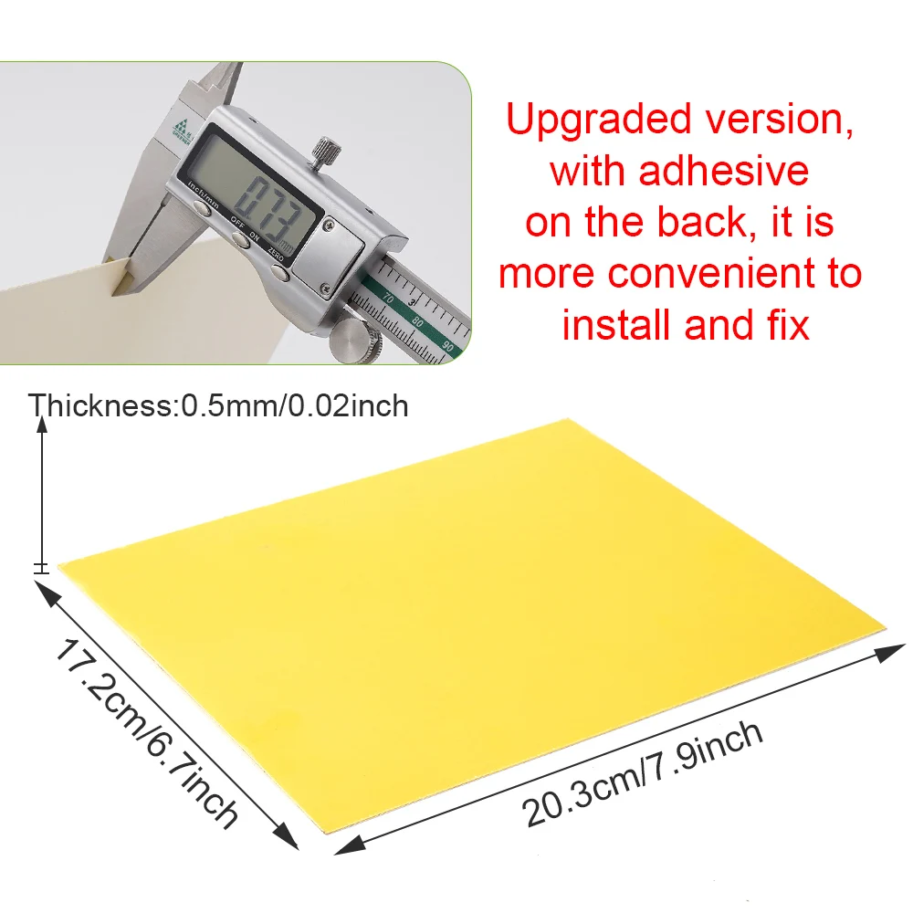 Placa epóxi de isolamento 3240, espessura de 0.5mm, 203x172mm com adesivo para bateria lifepo4 de 3.2v 280ah 320ah 310ah 90ah 12.8v