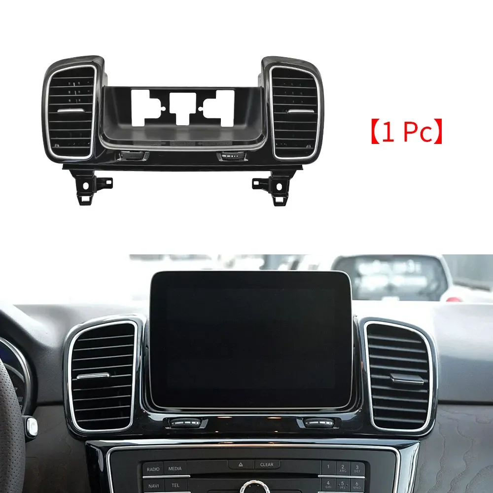 For Mercedes W166 W292 Car Middle AC Vent Grille Air Conditioning Outlet Assembly For Benz GLE GLS Class 2016-2019 1668306001