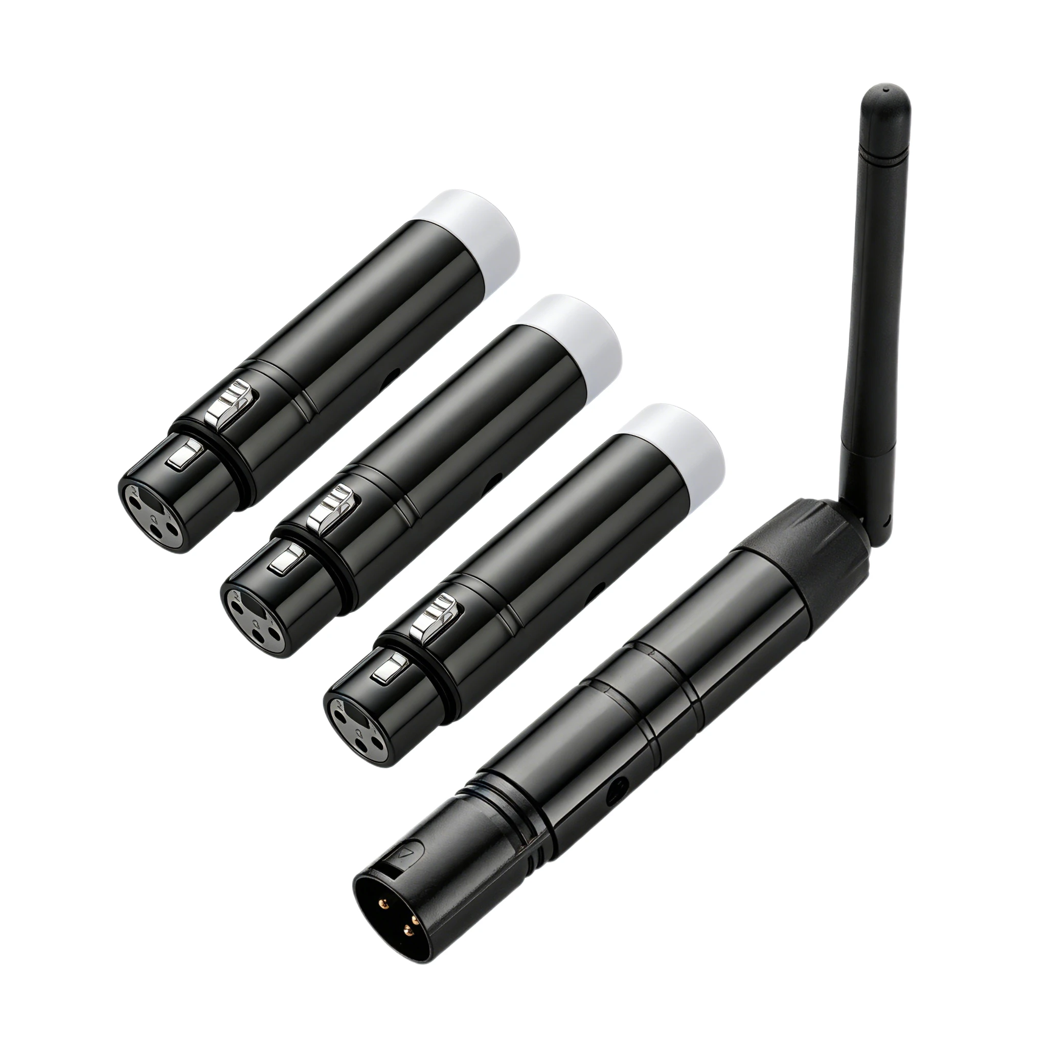7-Wireless DMX512 Controller XLR Transmitter Receiver for Disco DJ Party Bar Stage PAR Moving Head Laser Light Control