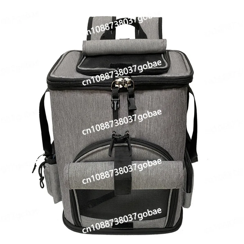 

Pet bag Outdoor travel Large capacity breathable dog bag Portable foldable backpack