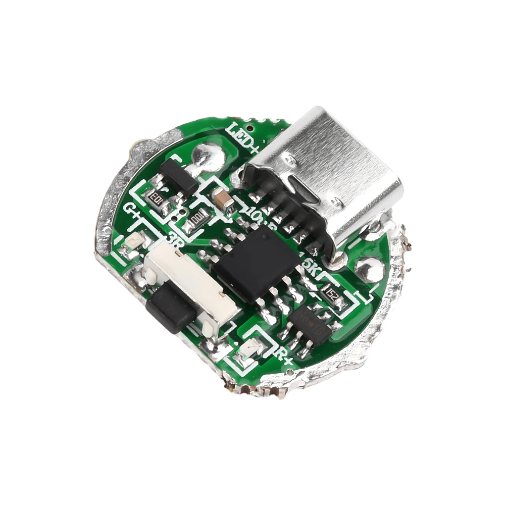 Two-speed Driver Board Flashlight Driver Accessories Circuit Board  Switch Charging Integrated Board for 10 Watt Beads For 18650 image 5