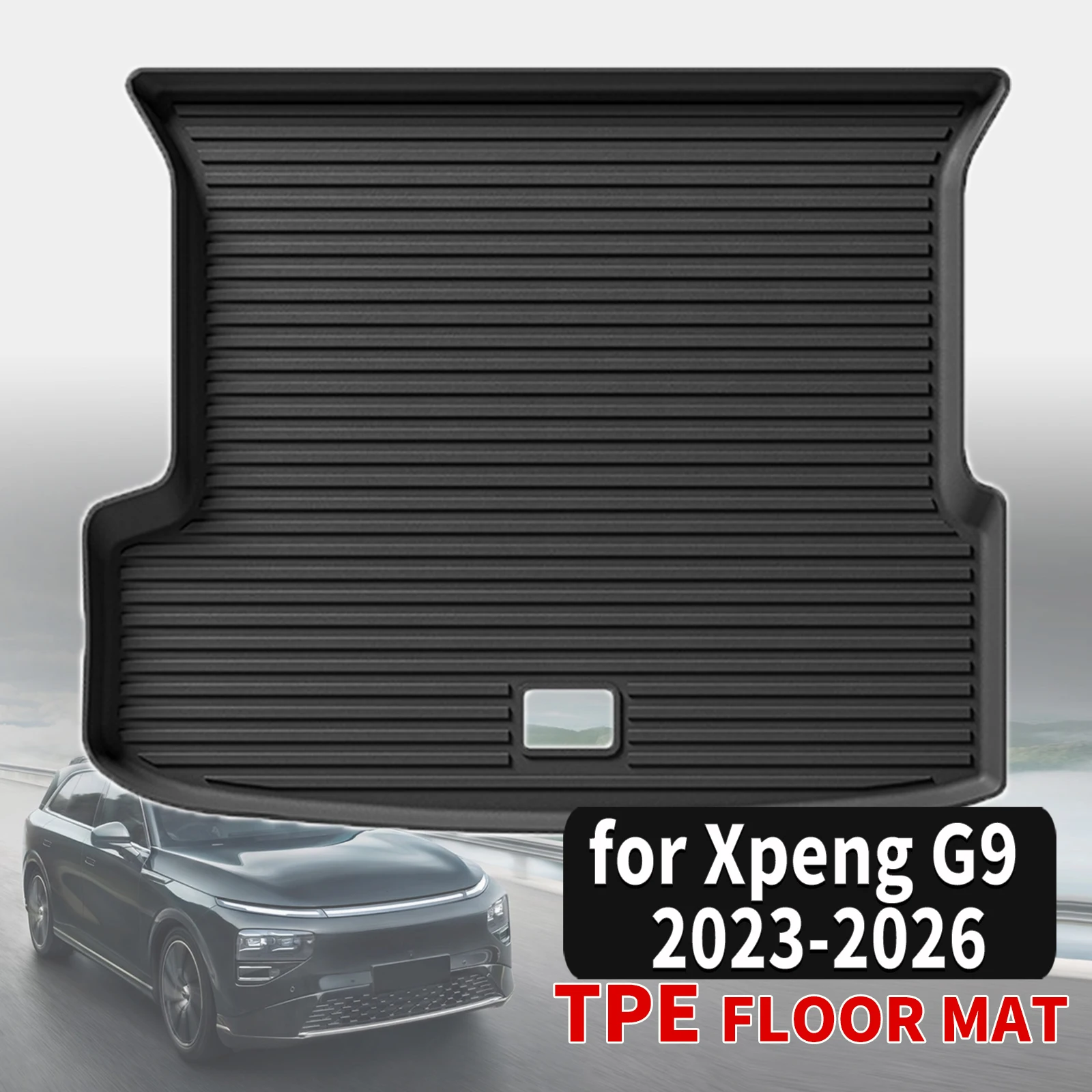 for Xpeng G9 2023 2024 2025 2026 Luxury Eco-Friendly TPE Trunk Pad Odorless Non-Toxic Custom Fit Car Accessories