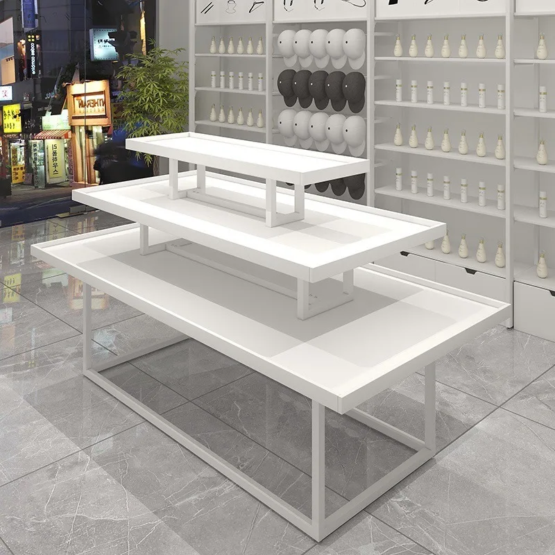 Nakajima Display Cabinet Maternal and Infant Cosmetics Supermarket Shelf Three-layer Flow Table Product Display Table Shoe Store