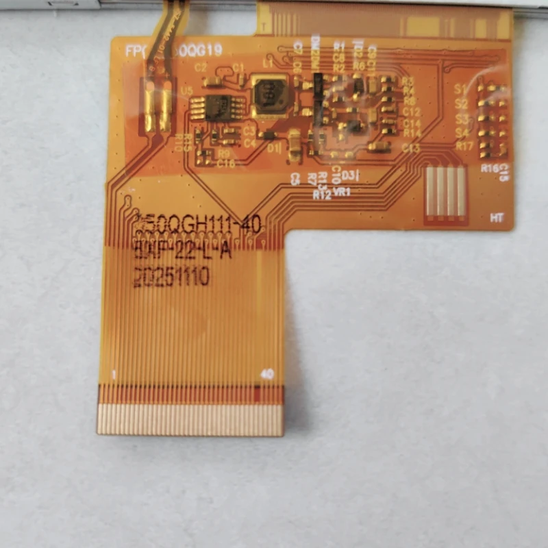 5Inch 40 Pins HD LCD Screen 800x480 RGB Display LCD Panel  For MP4 GPS Game Device 120x75mm