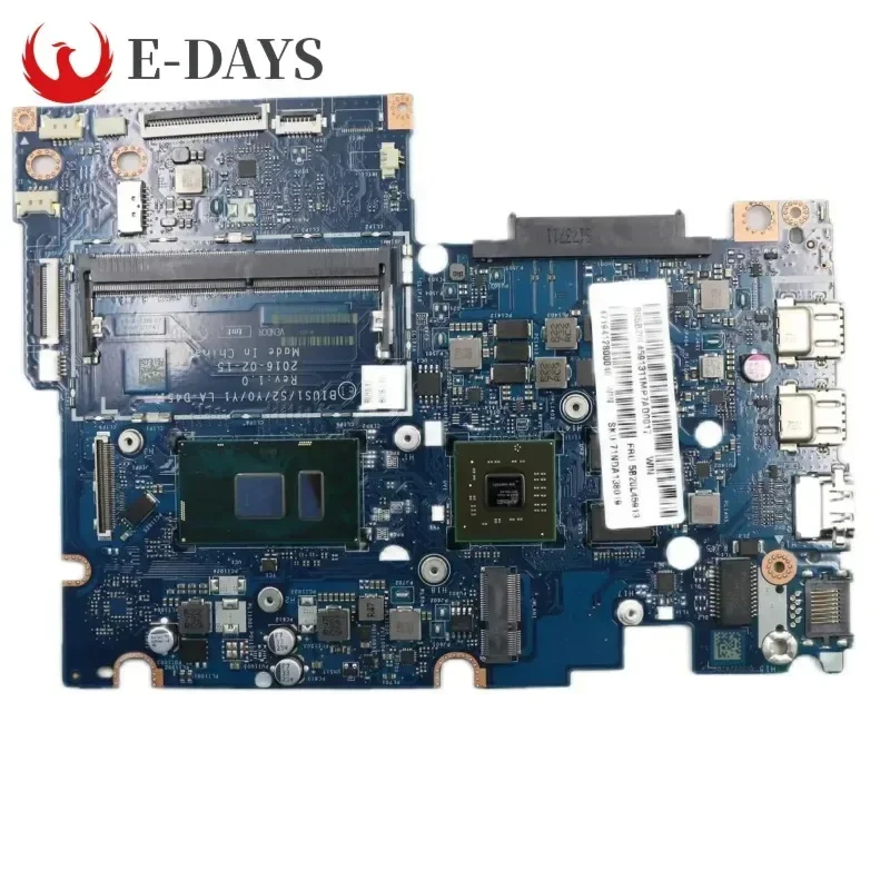 High QualityFor Lenovo YOGA 510-14ISK FLEX-4-1470 Laptop Motherboard LA-D451P Mainboard I7-6500U CPU DIS 2G 100% Tested Okhigh -