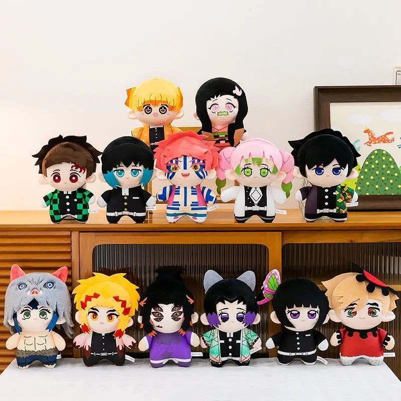 

in stock Bandai Nezuko Game Peripheral Children's Doll Kawaii Pillow Product Japanese Anime Ghost Slayer Blade Plush Doll Tanjir