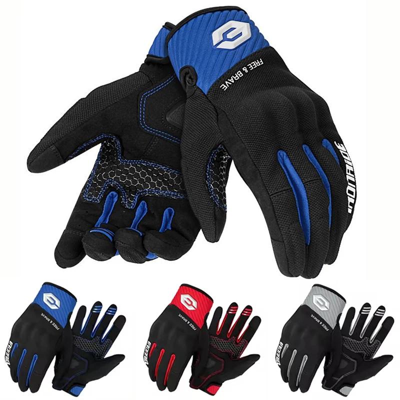

Motorbike Racing Gloves Men Women Motorcycle Gloves Breathable Motocross Cycling Gloves Moto Biker Full Finger Protective Gloves