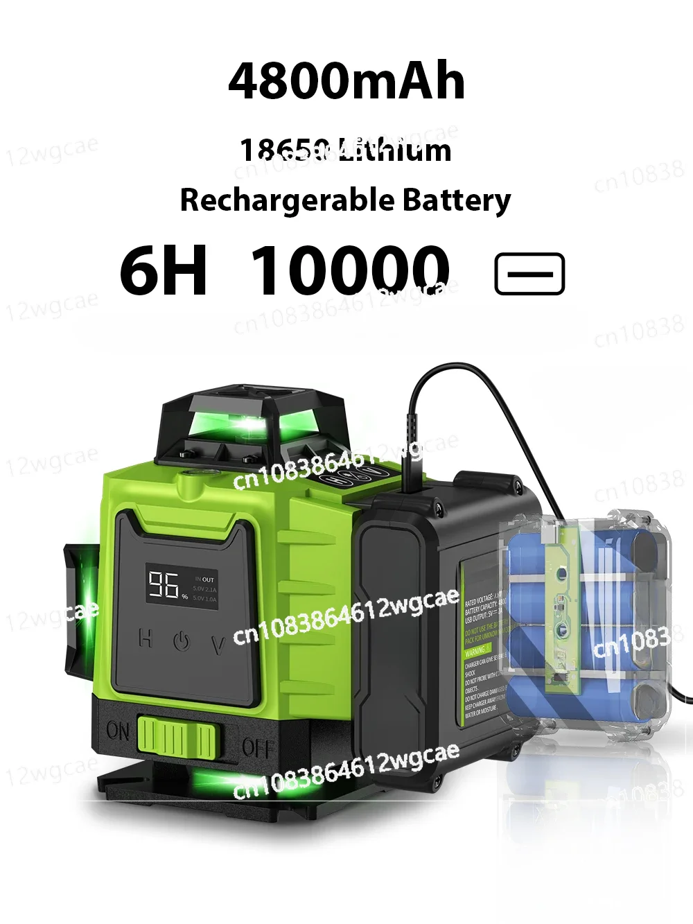 

3D/4D Laser Level 12/16 Lines Horizontal and Vertical with Remote Control 8 Lines 360°Self-leveling Laser Levels