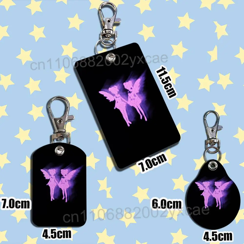 For All the Dogs Drake Card Holder With Keychain Executive Protection For Bank Credit Subway Bus Case