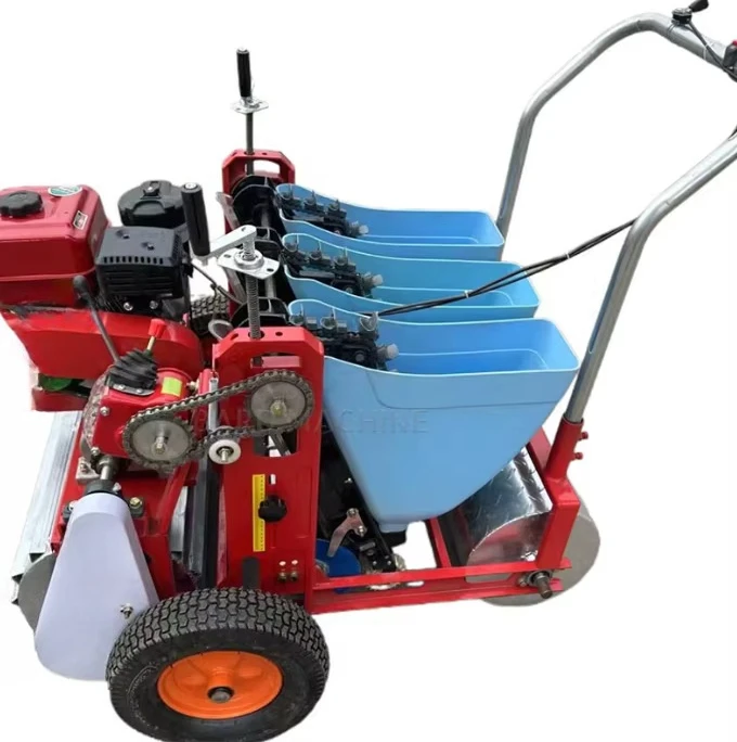 Automatic Garlic Planter Machine with Fertilizer Function Multi Row Precision Seeder for Farm Use Ensures High Efficiency