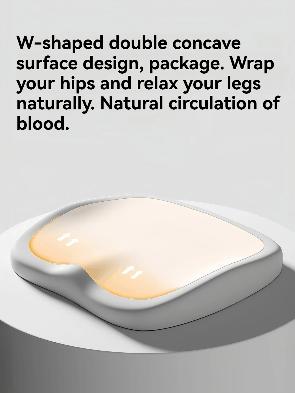 Memory foam thickened butt-lifting cushion for office long sitting, breathable and non-slip, suitable for all seasons, tailbone pressure relief butt pad, ideal for long-distance driving, fatigue relief, student chair seat cushion