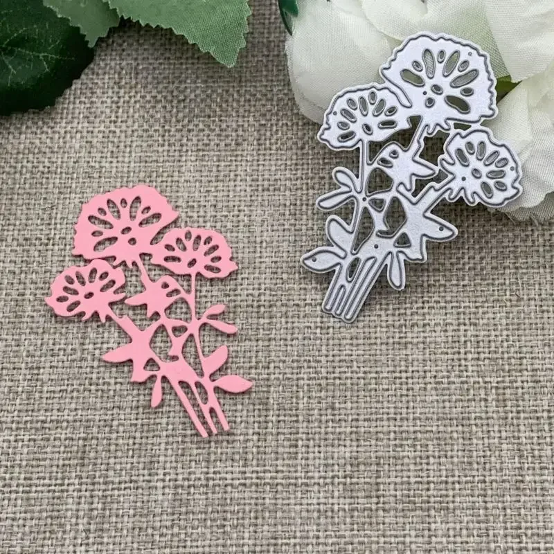 

Три набора металлических вырубных форм для цветов, трафареты для скрапбукинга, декоративного тиснения, рукоделия, шаблоны для вырезания