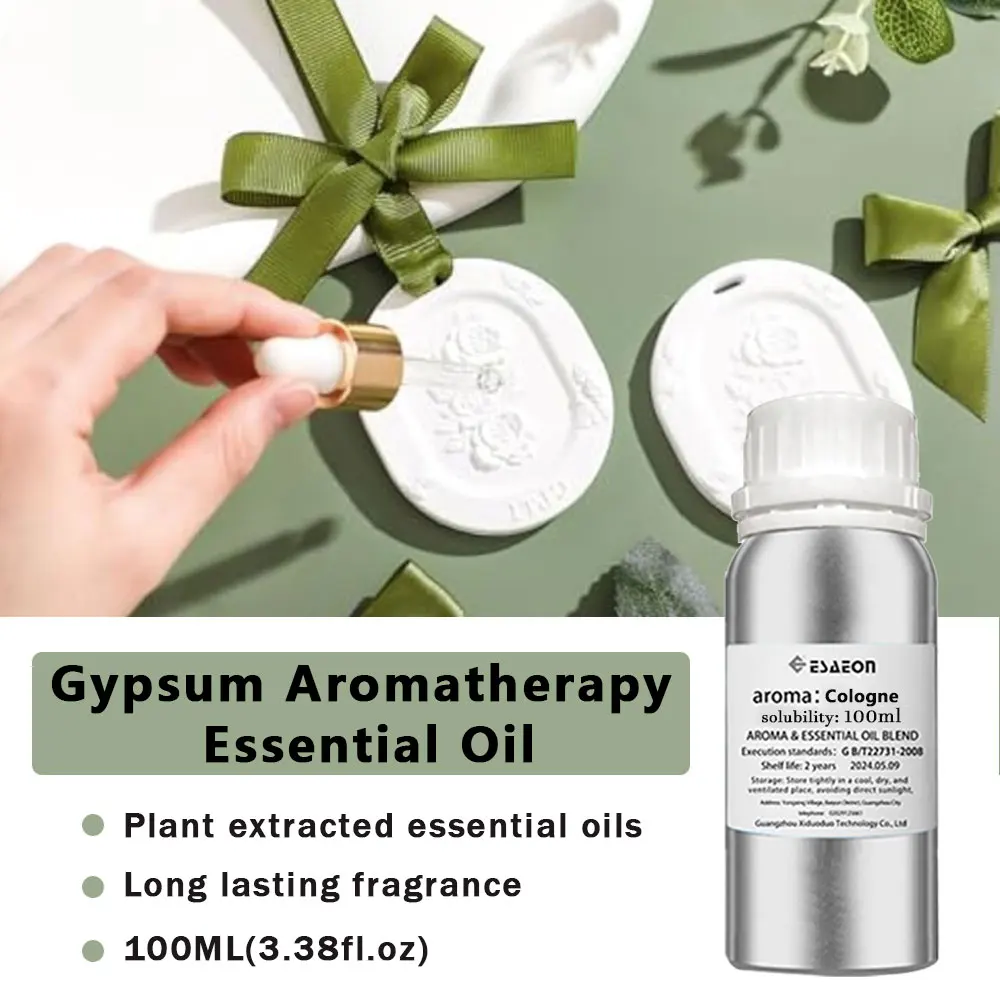 ESAEON 100 مل (3.38 أونصة سائلة) الأرز، العصر الجليدي، فريزيا زيت عطري الجبس، لحجر عطري لخزانة الملابس والجص المعلق للسيارة #1