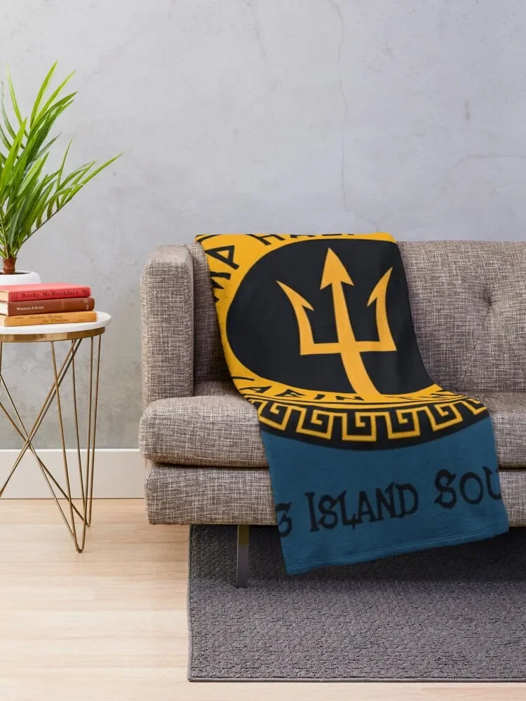 Authentic Camp Half Blood Long Island Sound Cabin Three - Professional Quality Graphics Throw Blanket Sofa Sofa Quilt Blankets