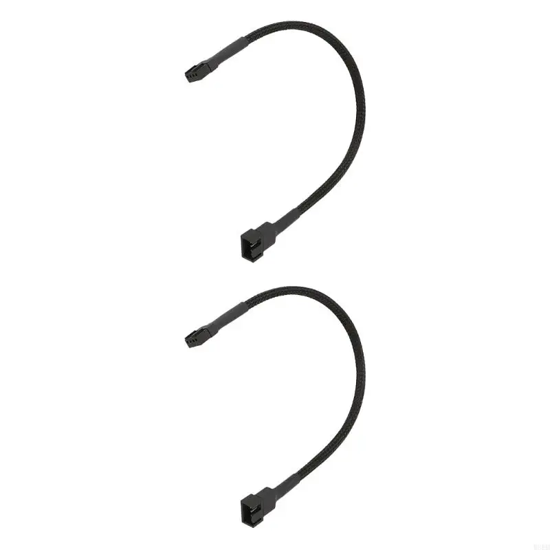 2pcs 3/2/1 Way 4PIN Вентилятор сплиттер разветвления