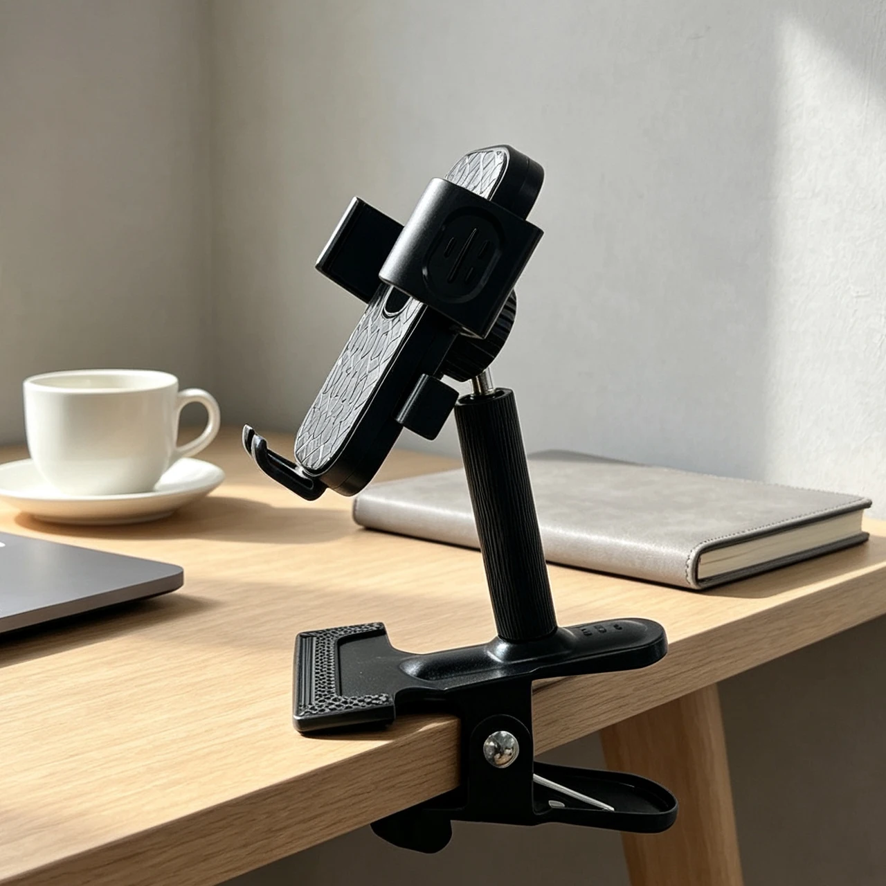 Headphone Stand Desk - Penyangga Ponsel Universal Logam Kuat dengan