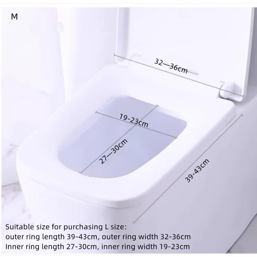 Square toilet seat cushion ring Toilet cover with seasonal zipper design Cute Household Waterproof Toilet Cushion