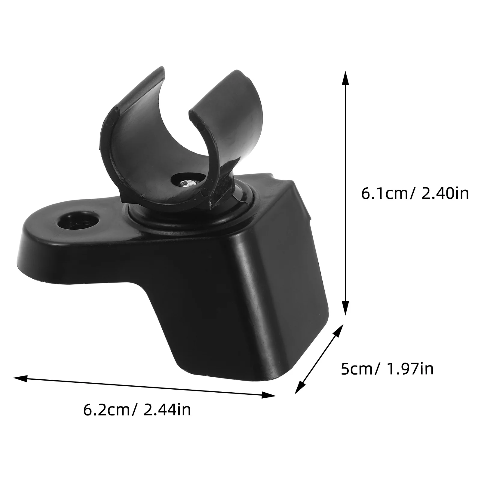 حامل تثبيت على شكل قبعة صلبة بمشبك خفيف لعمال البناء ملحقات مشبك المصابيح الأمامية الآمنة لعمال البناء #4