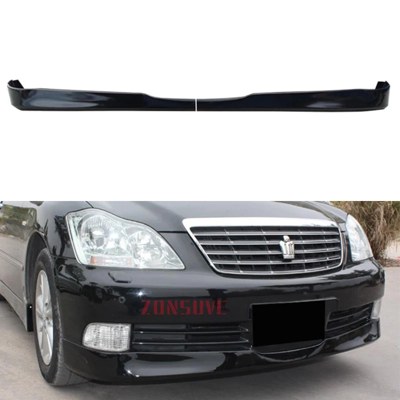 For Toyota Crown 12th 2005--2009 Year Front Bumper Lips Body Kit Accessories 2 Pcs