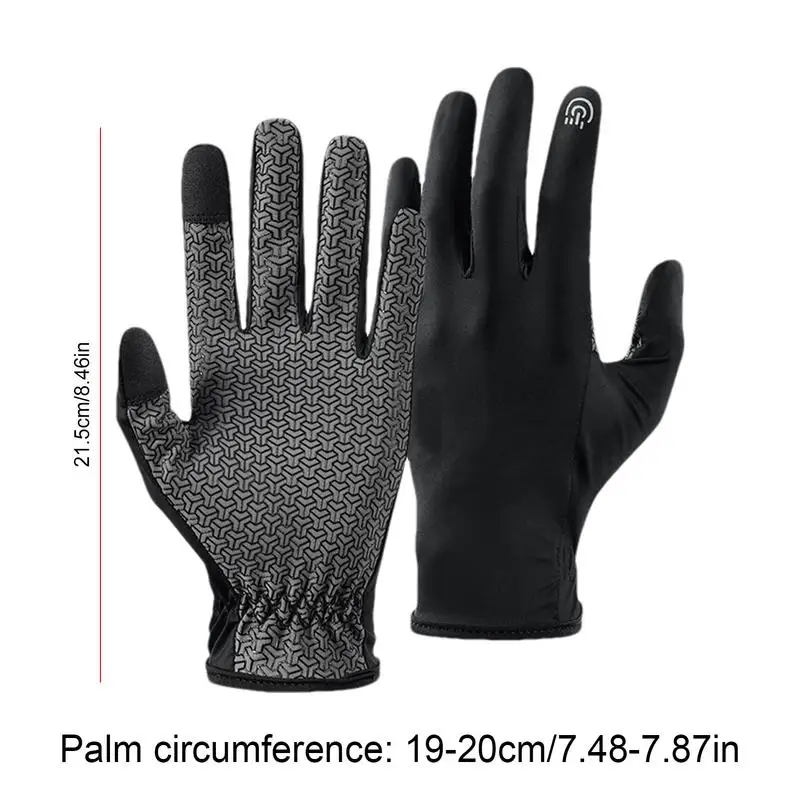 Guantes de senderismo antideslizantes para pantalla táctil, guantes de motocicleta, guantes de ejercicio, guantes de protección solar para ciclismo, ciclismo, conducción deportiva