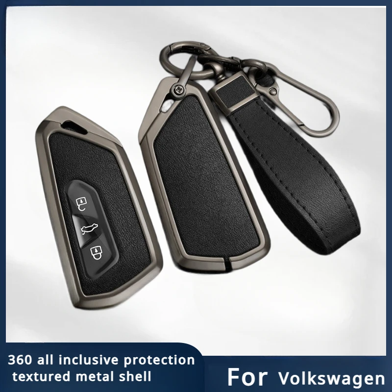 

Zinc alloy car Key Case Cover for VW Volkswagen Golf 8 MK8 ID.3 ID.4 Cupra Skoda Octavia A8 SEAT Leon MK4 Formentor Tarraco