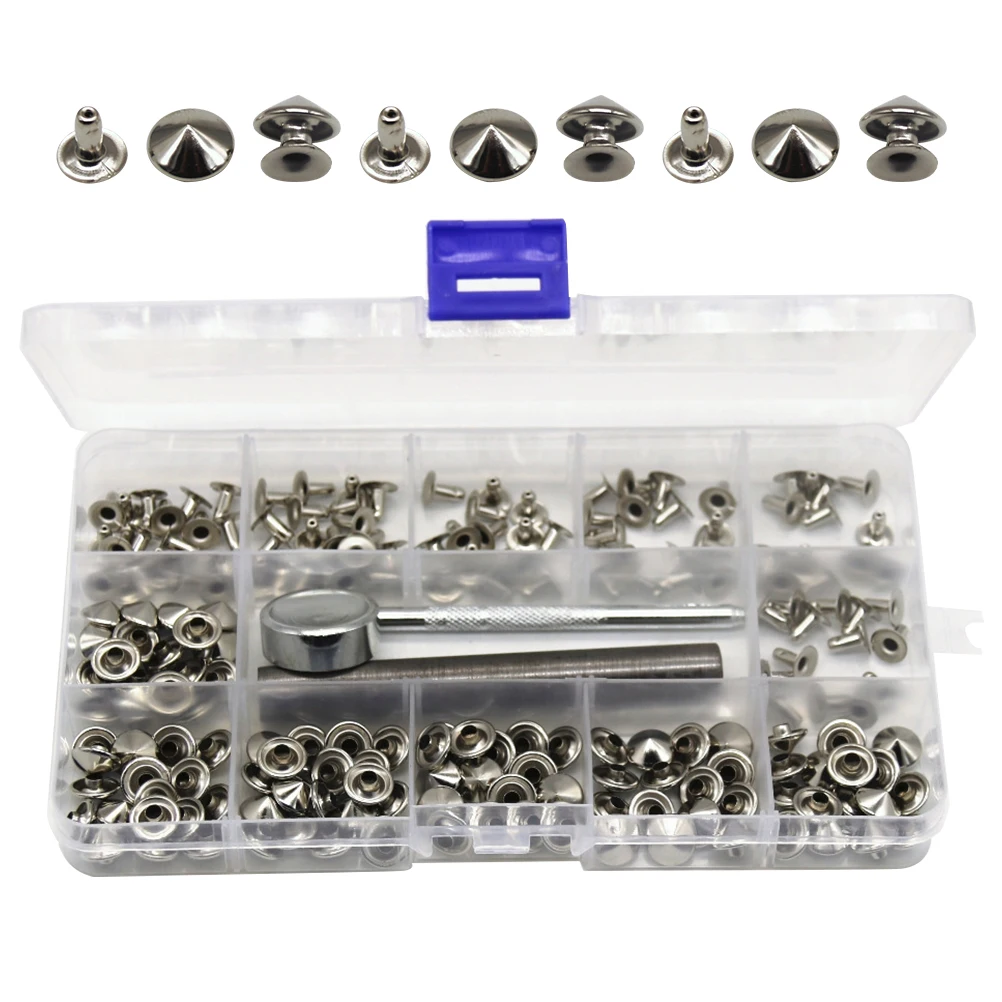 

Rivet Set Kit Crafting DIY Studs Punk Rivets Clothing Studs Decorative Rivets Set Making Supplies