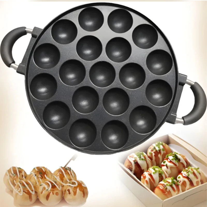 

19-луночная сковорода для торта, чугунная сковорода для омлета, антипригарная кастрюля для приготовления пищи, яйцеварка для завтрака, форма для торта, кухонная посуда, кухонные принадлежности