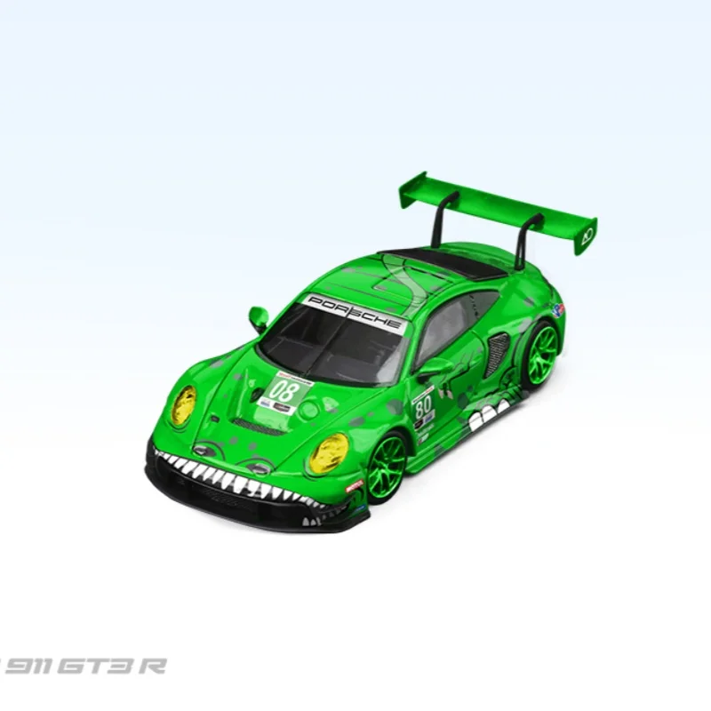 STAR RACE 1:64  911 GT3 Tyrannosaurus Pink/Green Alloy model - In stock, fast delivery