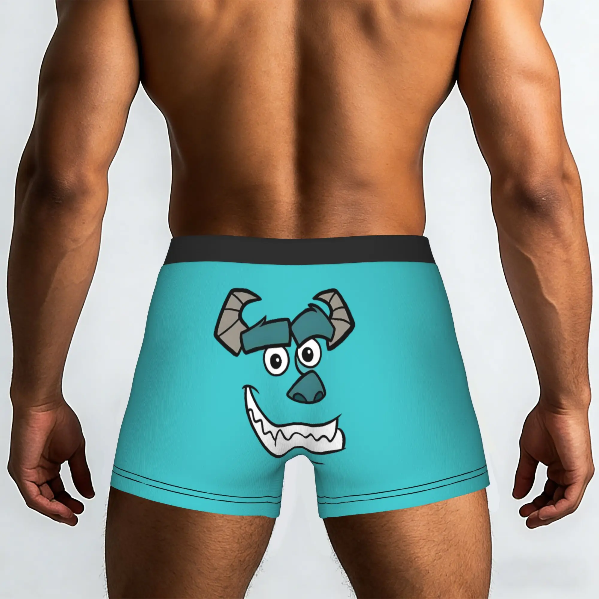 Custom Male Fashion M-Monsters Anime University Underwear  Boxer Briefs Stretch Shorts Panties Underpants