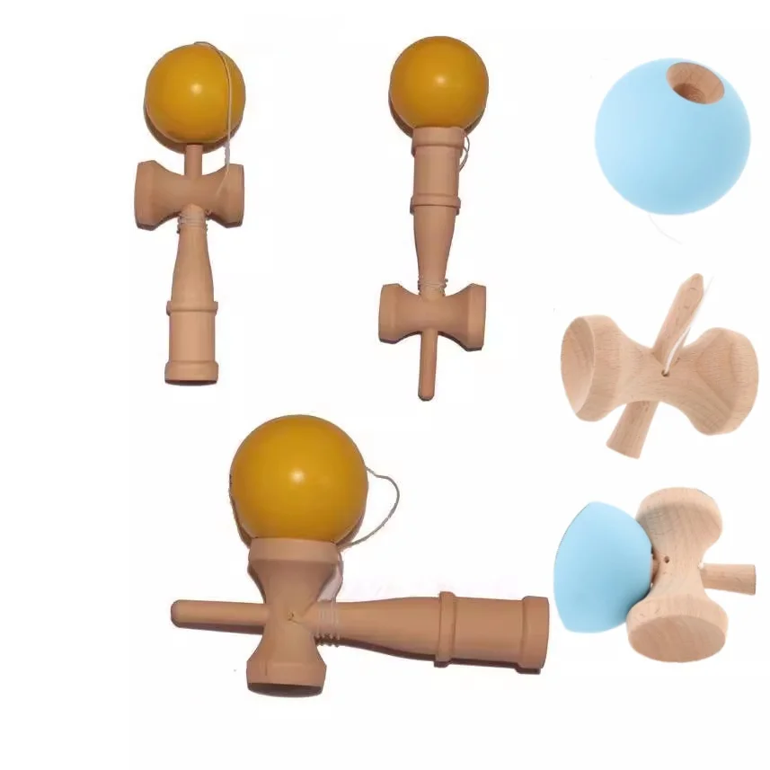 1 Set Houten Zwaard Bal Speelgoed Houten Vaardigheid Zwaard Cup Bal Games Educatief Outdoor Grappig Speelgoed voor Kinderen Sport Verjaardagscadeau