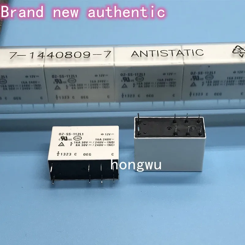 100% Original New 1PCS/ OZ-SS-112L1 DC12V relay 16A 8pins