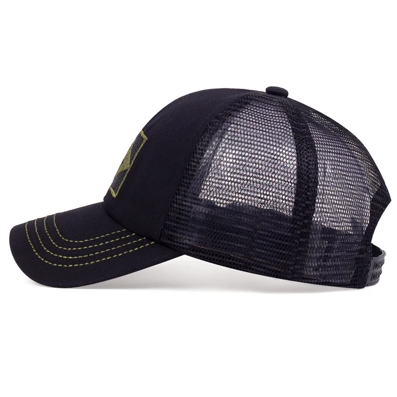 Unisex Brasilianische Flagge Stickerei Baseball Net Caps Frühling und Sommer Outdoor Einstellbare Casual Hüte Sonnenschutz Hut Sport Kappe – Detail 3