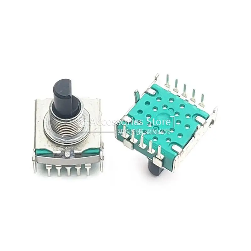 Imagem -03 - Interruptor Rotativo Multi Velocidade Comutação de Engrenagem Comprimento do Eixo 15 mm 10pin Sr17 Pcs