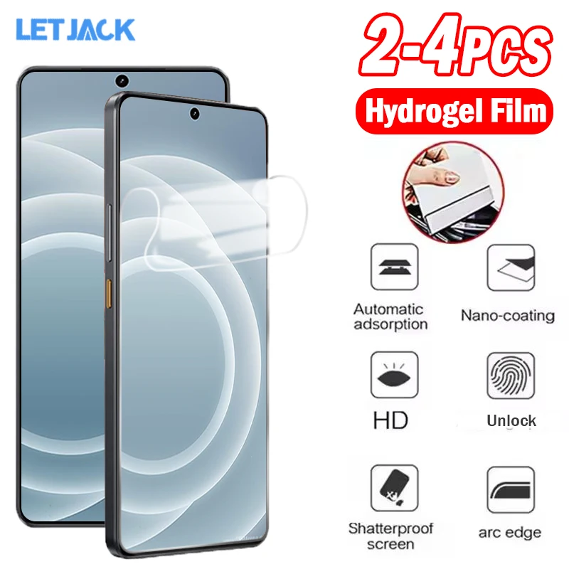 

2-4Piece Full Cover Hydrogel Film for Realme Neo7 Turbo 7X GT Neo2 3 5 SE 3T 2T GT Master Screen Protector for Realme 3 5 X2 Pro
