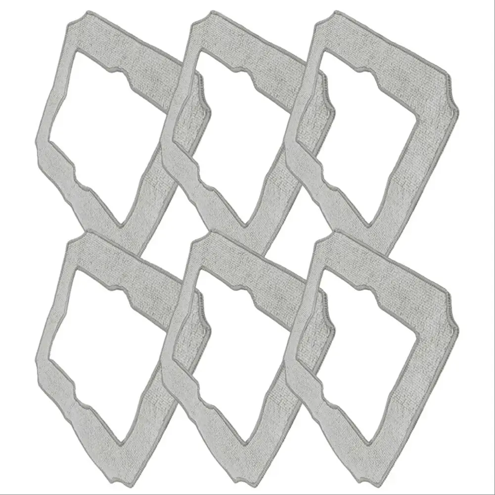6PCS Replacement Mop Cleaning Robot Mop Cloth Mopping Pad Cleaning Rag Cleaning Cloth For LIECTROUX YW509