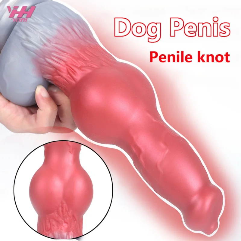 Suction Cup Realistic Dildo Wolf/Dog Dildo Sex Toys For Women Men Female Masturbators Vagina Anal Butt Plug Fake Penis For Women