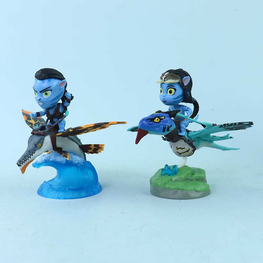 Figurka Avatar z wodnej drogi w stylu Q, popularna w 2026 roku, modna lalka z kreskówki, figurka samochodowa, model z PVC, zabawka, figurka w blind boxie.