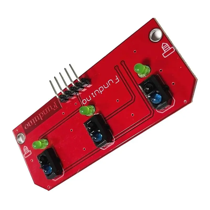 【VALUE MONEY】Auto Following High Precision 3 Channel Infrared Reflective Sensor TCRT5000 3 Channel Line Tracking Sensor Module