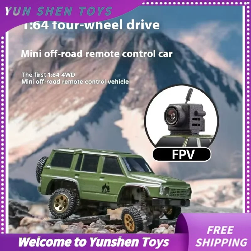 New Sniclo Wireless Immersion 1:64 Fpv Remote Control Car Rc Four-Wheel Drive Climbing Off-Road Vehicle Toy Boy Gift