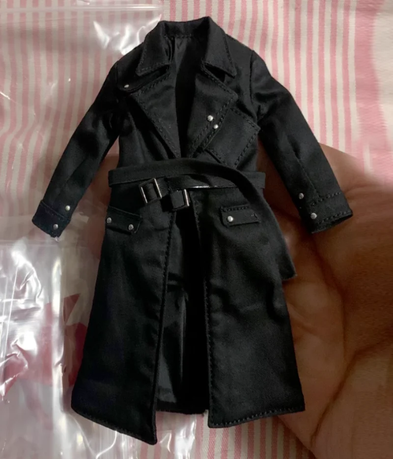 

1/12 Male Soldier Clothes Wind Coat Overcoat Model for 6'' shf mezco