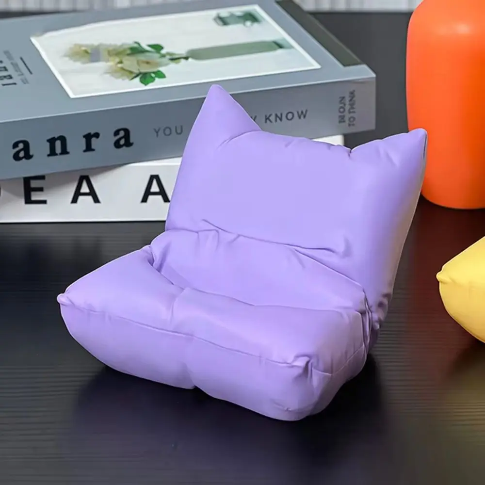 Ladegerät Loch Sofa Telefon Halter Mobile Ständer Macaron Farbe Telefon Halterung Kawaii Multifunktionale Stuhl Telefon Rack Film TV