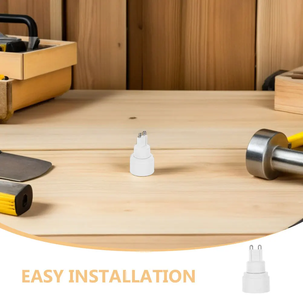 6 pezzi da G9 a E14 adattatore per luce convertitore presa portalampada di estensione base lampadina resistente al calore per una configurazione di illuminazione versatile