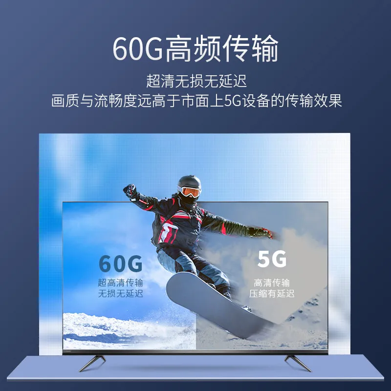 4K wireless screen projector computer screen projector mobile phone connection TV same screen device millimeter wave hdmi