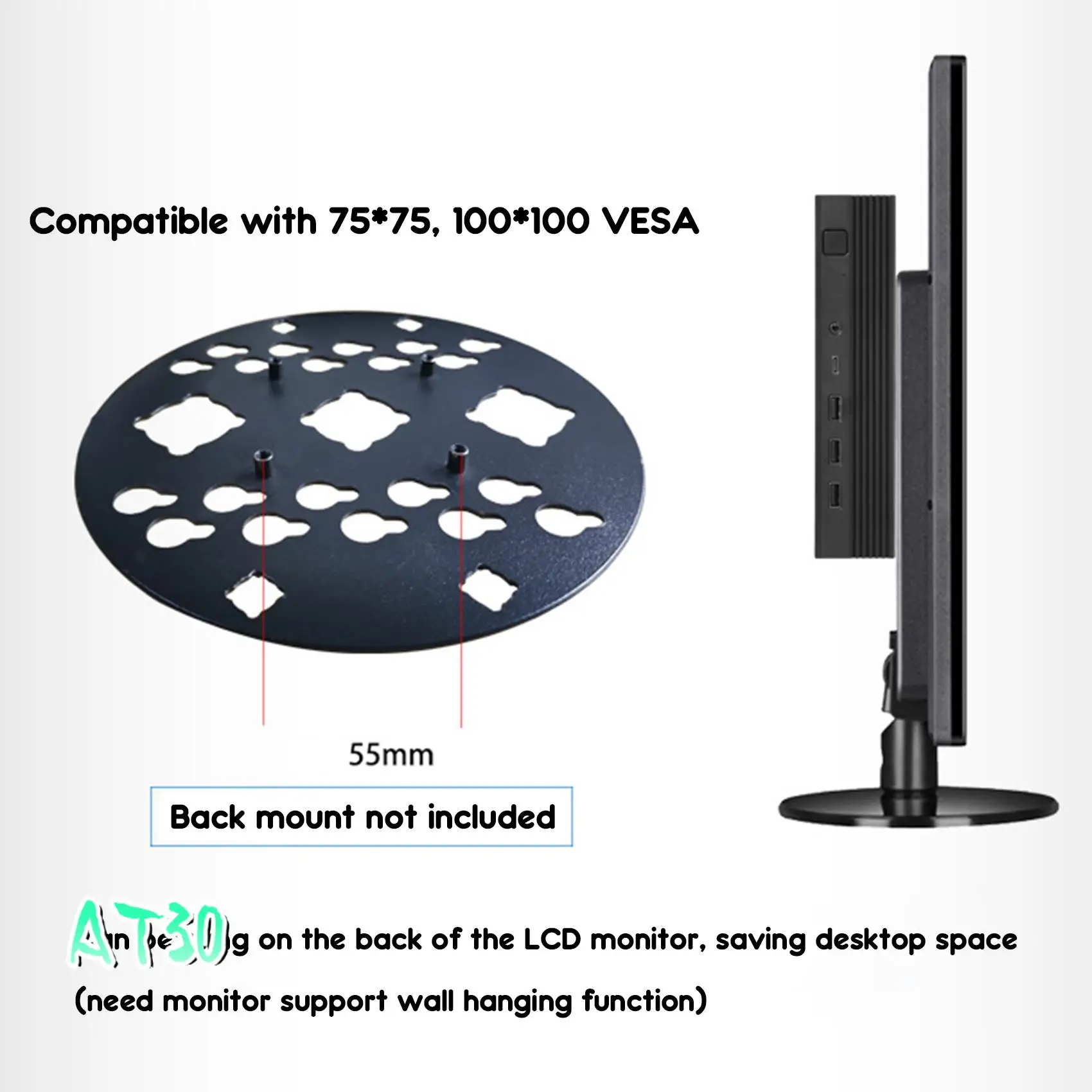 TX06 Desktop Mini ITX Case Mini Game Computer Chassis HTPC Chassis For MINI-ITX Ultra-Thin Motherboard-AT30