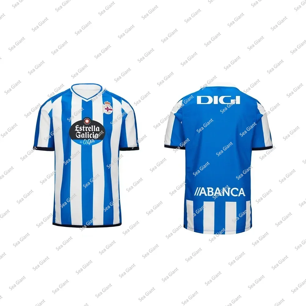 

Sports Jersey Spanish Deportivo La Coruña T-Shirt Short Sleeve Clothing Male Commemorative Camiseta Loose Sportswear Clothing