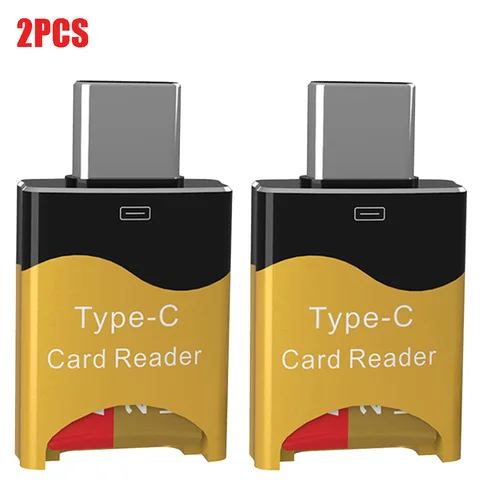 Кардридер Type C на Micro-SD и TF для смартфонов iPhone, Xiaomi, Samsung, Huawei — фото товара