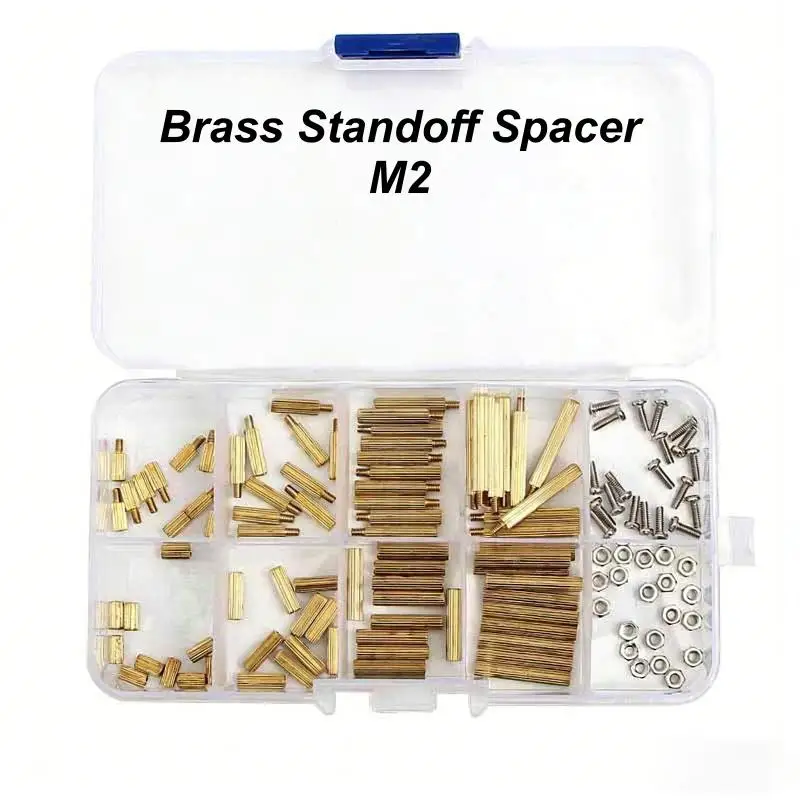 120pcs M3 Male Female Brass Hex Column Standoffs PCB Board Spacer Pillar with M3 Screw Nut for Electronic ComponentsBH-ELEVEN