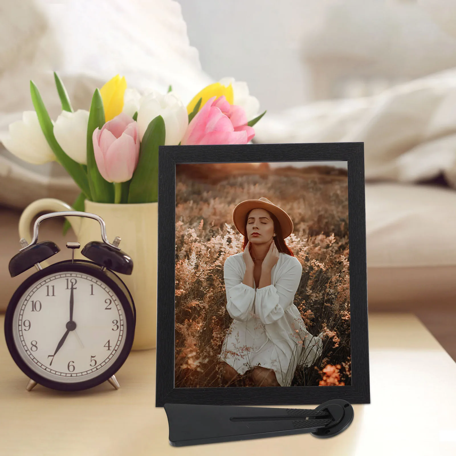 

20pcs Plastic Brackets For Photo Frame Holders Home Office Studio Support Stands Frame Back Rack Slip-Proof Supports