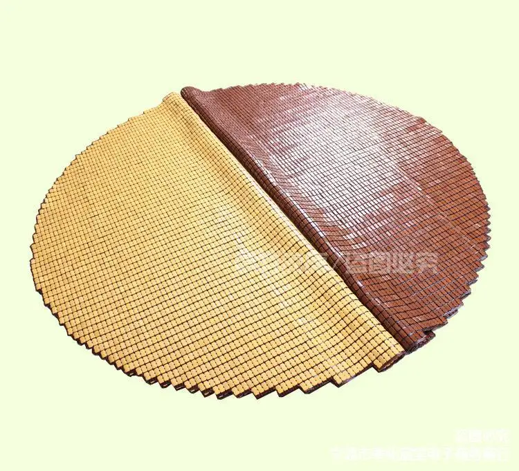 Round Bed Cool Mat Mahjong Mat Circular Bamboo Cool Mat Mahjong L Cool Mat Bamboo Mat 2 Meters 2.2 Meters Foldable