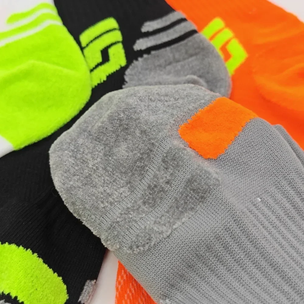 Professional Marathon Trail Running Sock For Men Summer Sports Fitness Cushioned Thickened Quick Dry Short Low Cut Ankle Socks